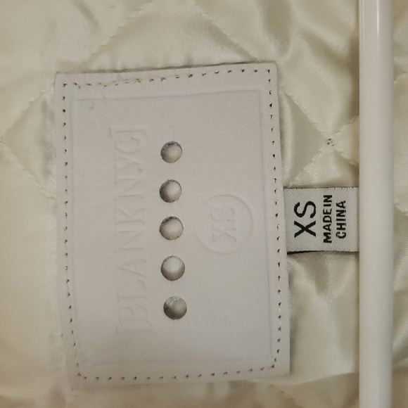 Blank NYC Sherpa Moto Jacket Size XS Faux Leather Details High Neck Pockets - Picture 11 of 16